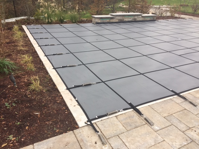 Short Deck Application 1 3 | Dickson Family Pools & More GLI Safety Cover showing a short deck application